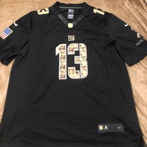 NFL jersey Odell Beckham salute the troops vintage